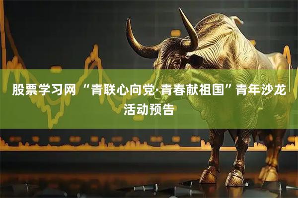 股票学习网 “青联心向党·青春献祖国”青年沙龙活动预告