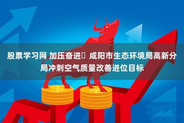 股票学习网 加压奋进׀咸阳市生态环境局高新分局冲刺空气质量改善进位目标